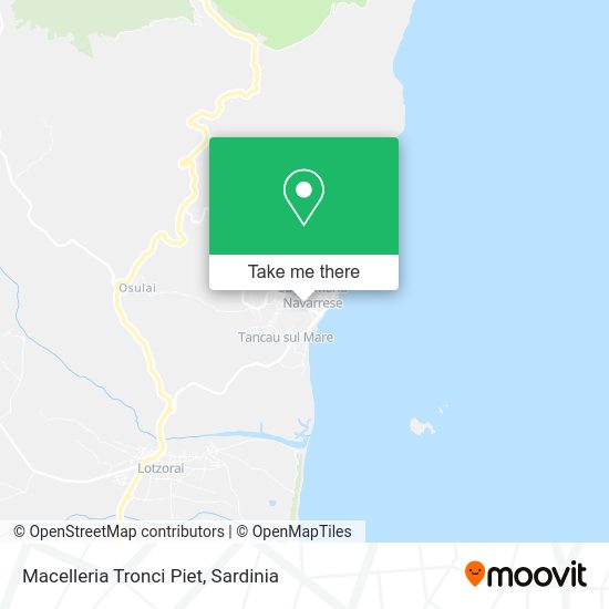 Macelleria Tronci Piet map