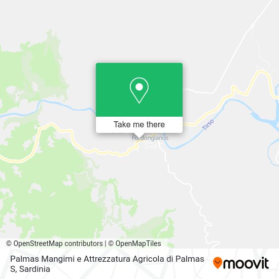 Palmas Mangimi e Attrezzatura Agricola di Palmas S map