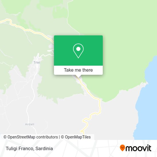 Tuligi Franco map