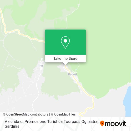 Azienda di Promozione Turistica Tourpass Ogliastra map