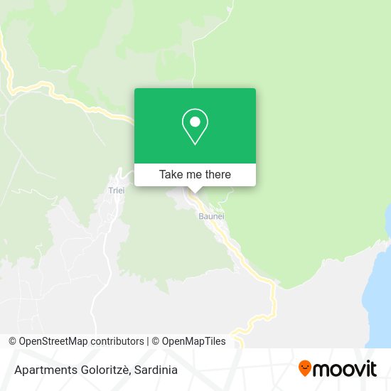 Apartments Goloritzè map