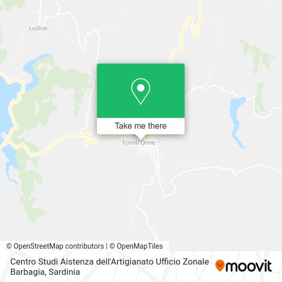 Centro Studi Aistenza dell'Artigianato Ufficio Zonale Barbagia map