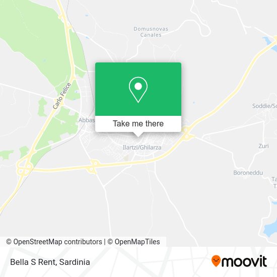 Bella S Rent map
