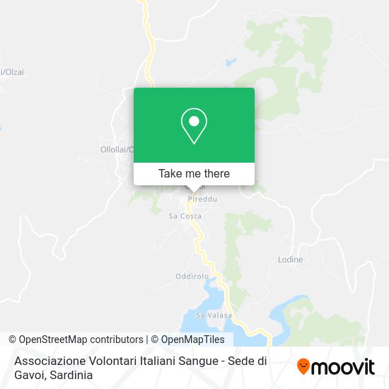Associazione Volontari Italiani Sangue - Sede di Gavoi map