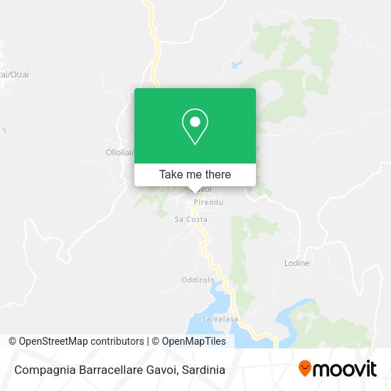 Compagnia Barracellare Gavoi map