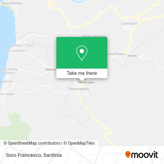 Soro Francesco map