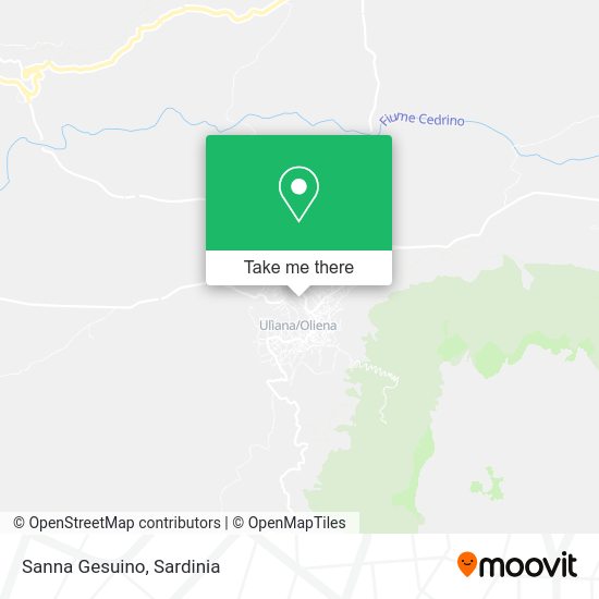 Sanna Gesuino map