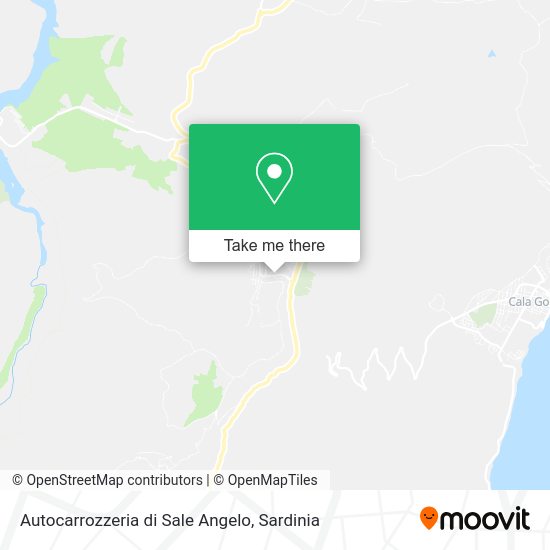Autocarrozzeria di Sale Angelo map