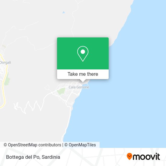 Bottega del Po map
