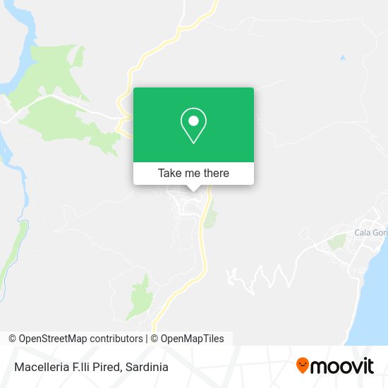 Macelleria F.lli Pired map