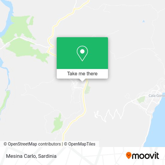 Mesina Carlo map
