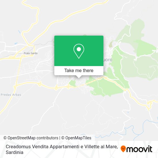 Creadomus Vendita Appartamenti e Villette al Mare map