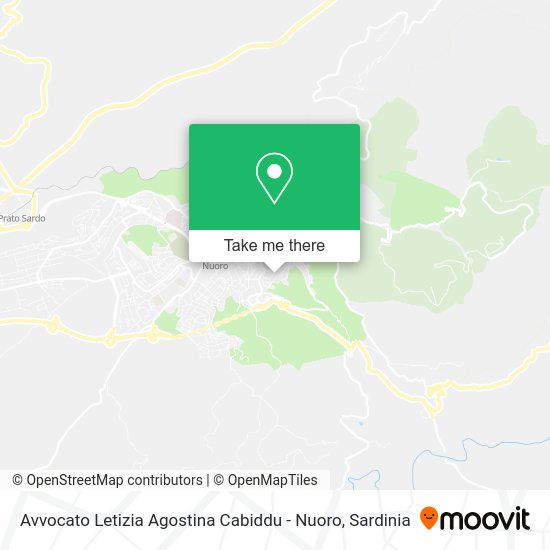Avvocato Letizia Agostina Cabiddu - Nuoro map