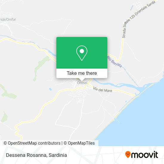 Dessena Rosanna map