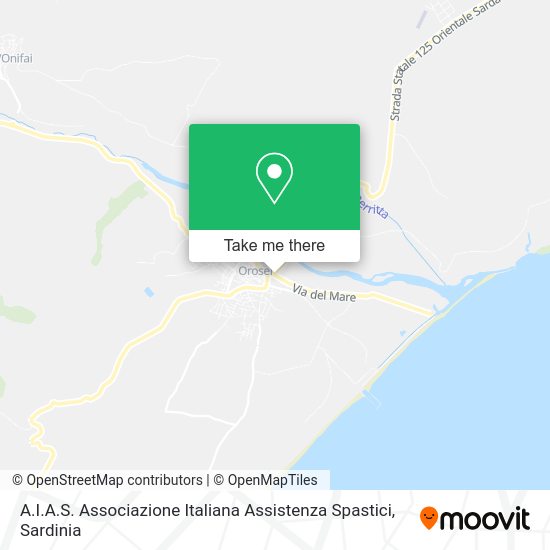 A.I.A.S. Associazione Italiana Assistenza Spastici map
