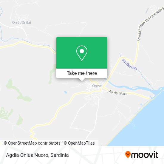 Agdia Onlus Nuoro map