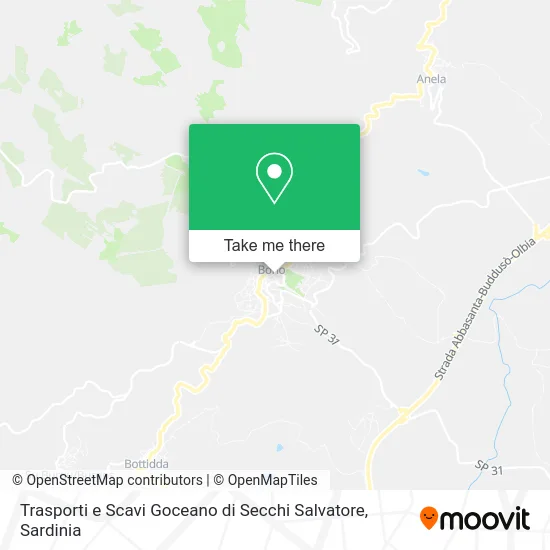 Trasporti e Scavi Goceano di Secchi Salvatore map