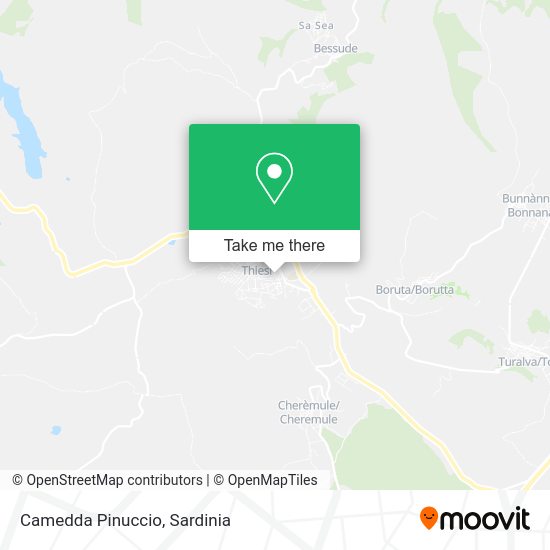 Camedda Pinuccio map