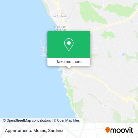 Appartamento Mosas map