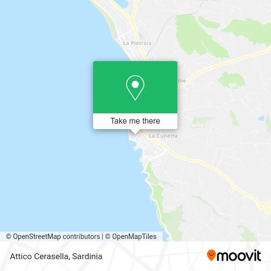 Attico Cerasella map
