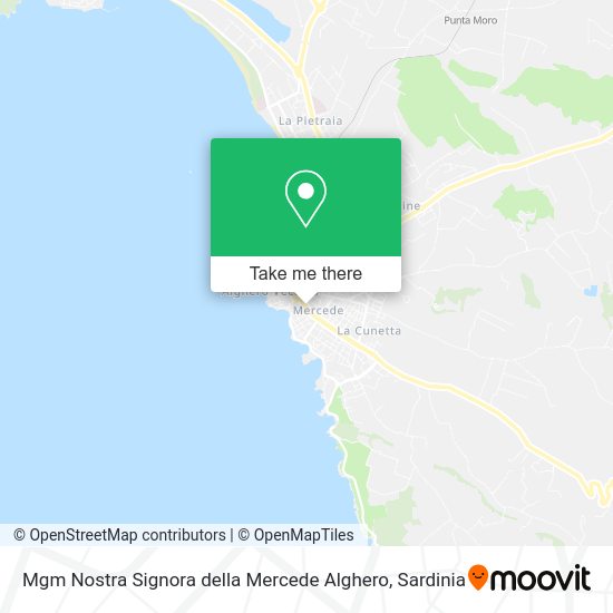 Mgm Nostra Signora della Mercede Alghero map