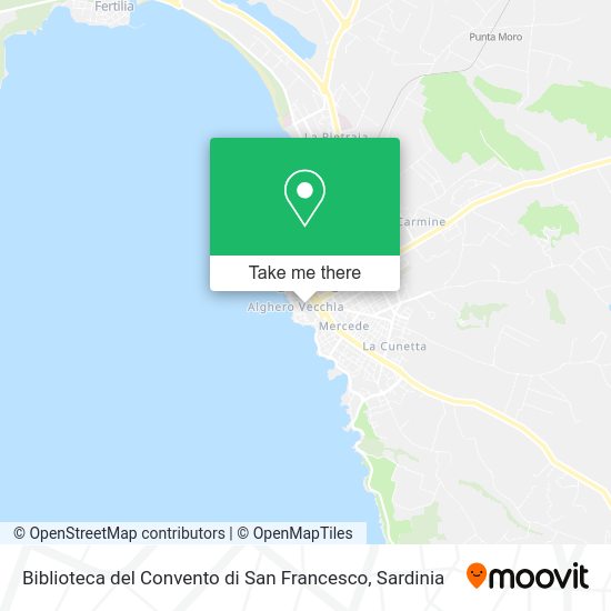 Biblioteca del Convento di San Francesco map