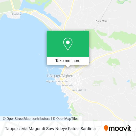 Tappezzeria Magor di Sow Ndeye Fatou map