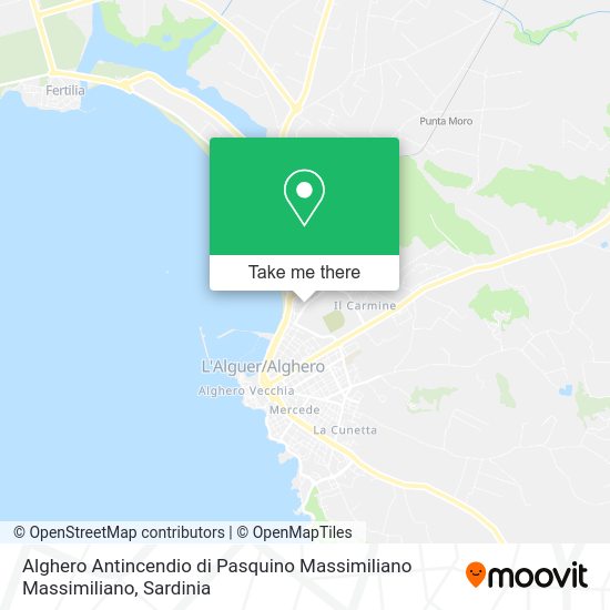 Alghero Antincendio di Pasquino Massimiliano Massimiliano map