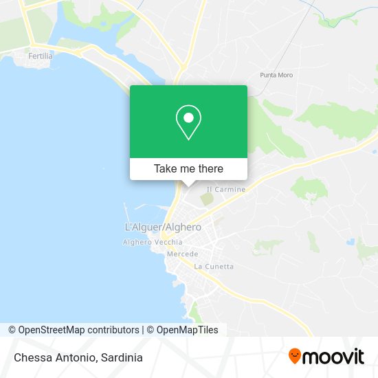 Chessa Antonio map