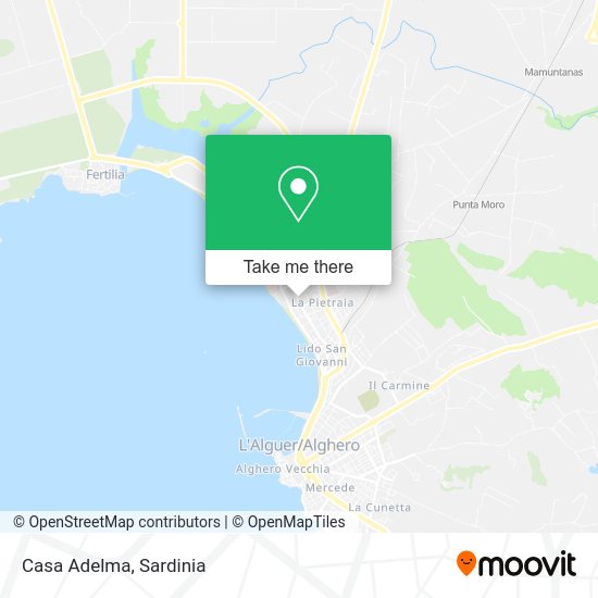 Casa Adelma map