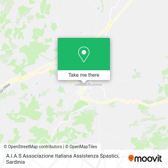 A.I.A.S Associazione Italiana Assistenza Spastici map