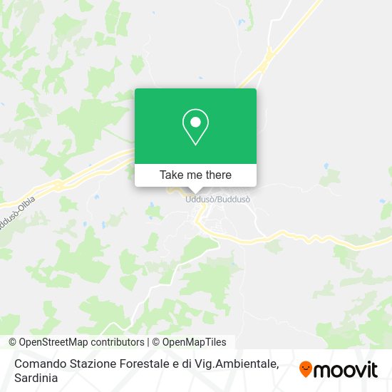 Comando Stazione Forestale e di Vig.Ambientale map