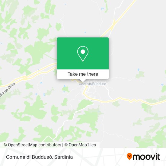 Comune di Buddusò map