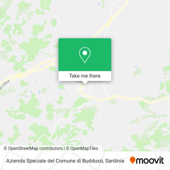 Azienda Speciale del Comune di Buddusò map