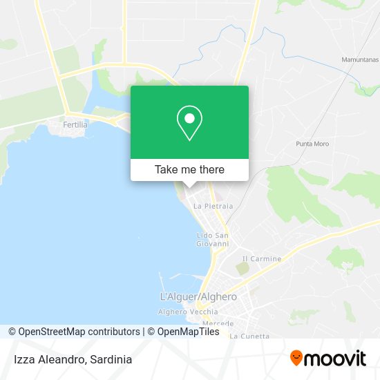 Izza Aleandro map