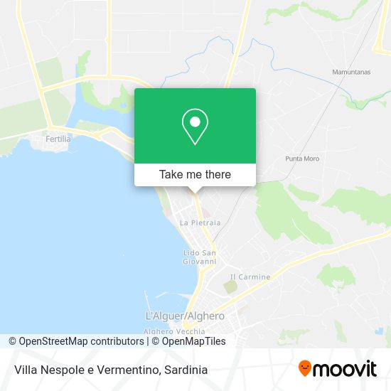 Villa Nespole e Vermentino map