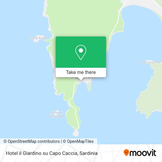Hotel il Giardino su Capo Caccia map