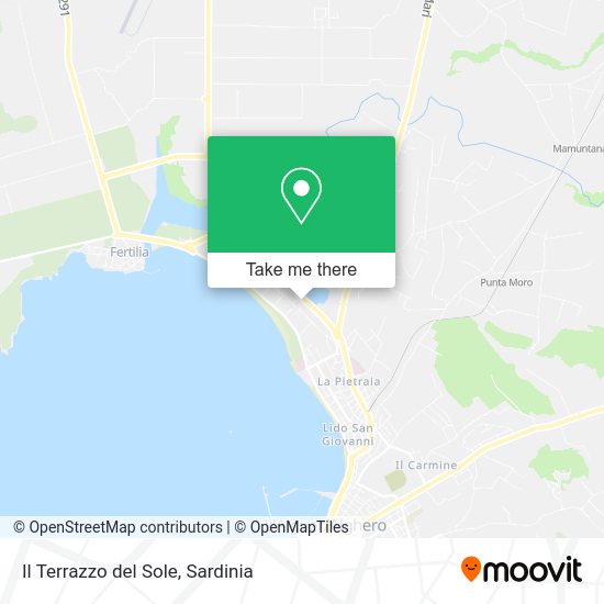 Il Terrazzo del Sole map