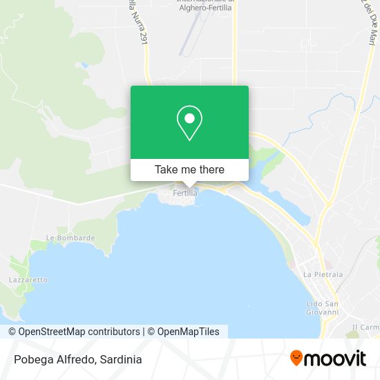 Pobega Alfredo map