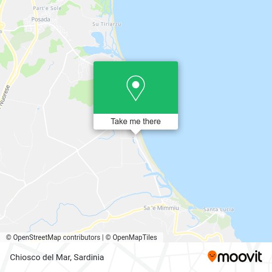 Chiosco del Mar map