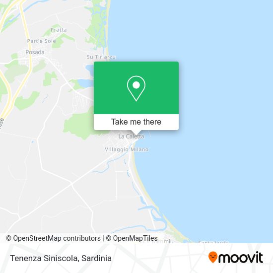 Tenenza Siniscola map