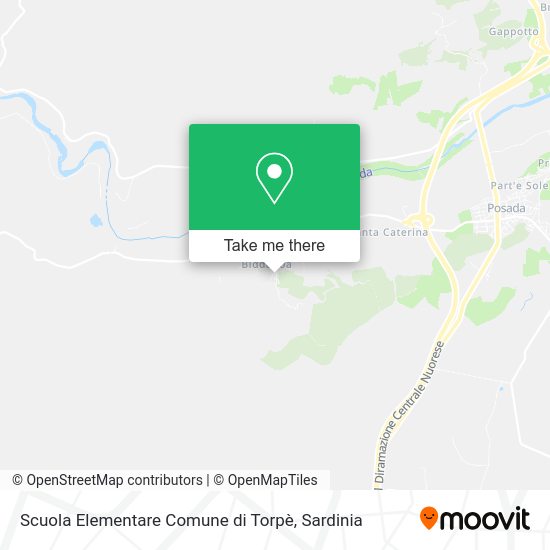Scuola Elementare Comune di Torpè map