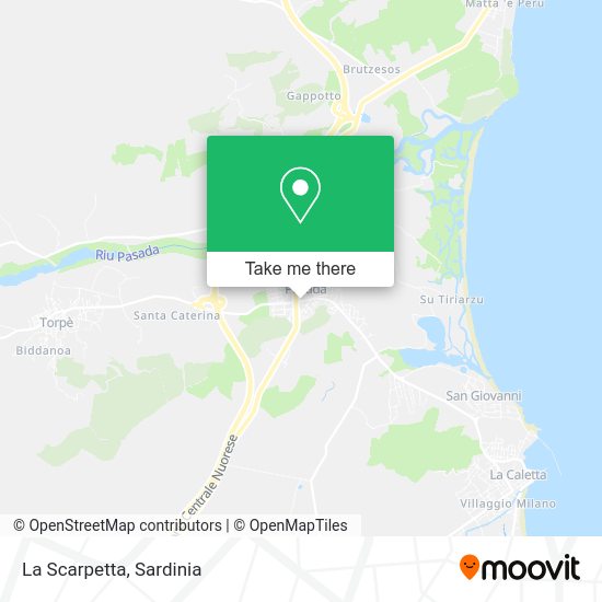 La Scarpetta map