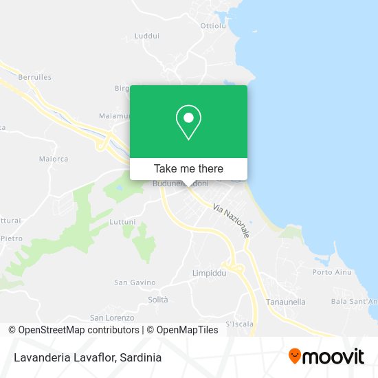 Lavanderia Lavaflor map