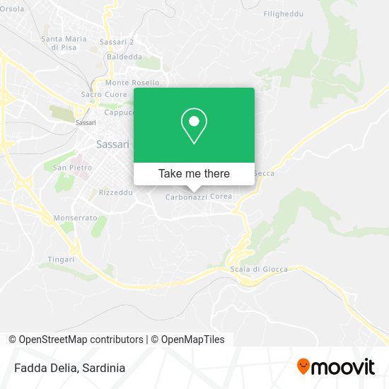 Fadda Delia map