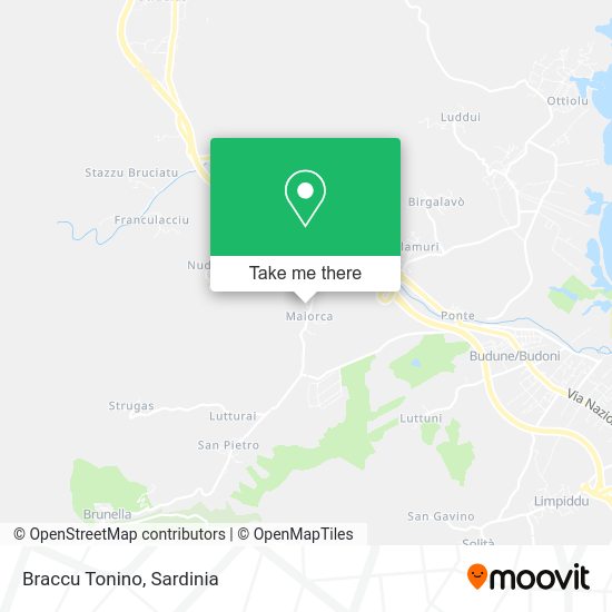 Braccu Tonino map