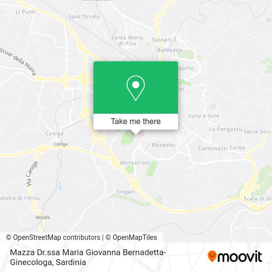Mazza Dr.ssa Maria Giovanna Bernadetta-Ginecologa map