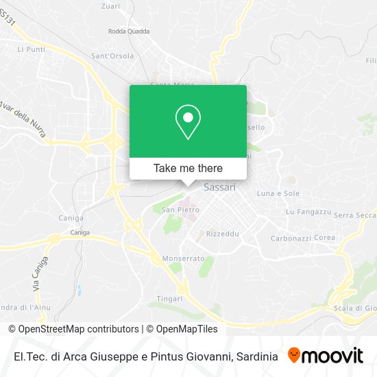 El.Tec. di Arca Giuseppe e Pintus Giovanni map