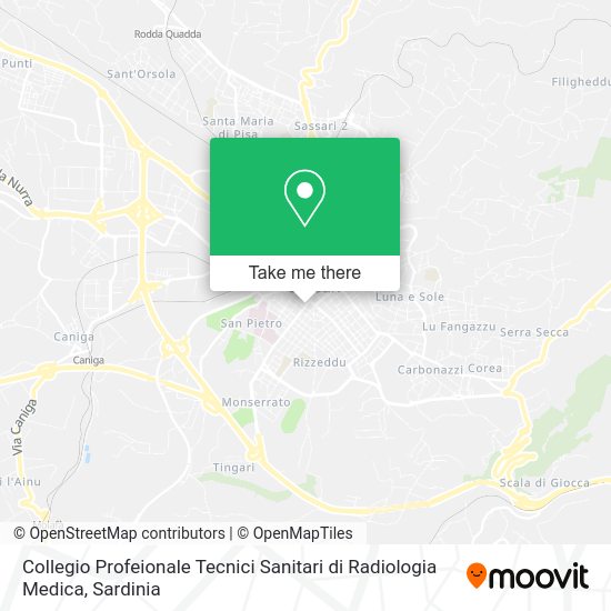 Collegio Profeionale Tecnici Sanitari di Radiologia Medica map