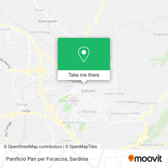 Panificio Pan per Focaccia map